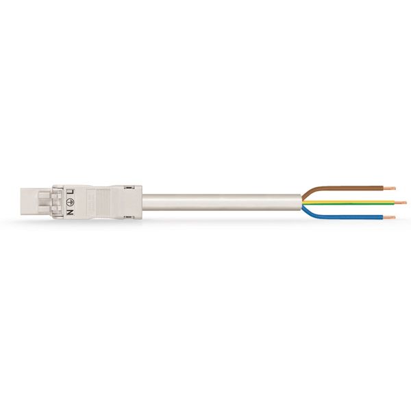 pre-assembled connecting cable Eca Plug/open-ended white image 4