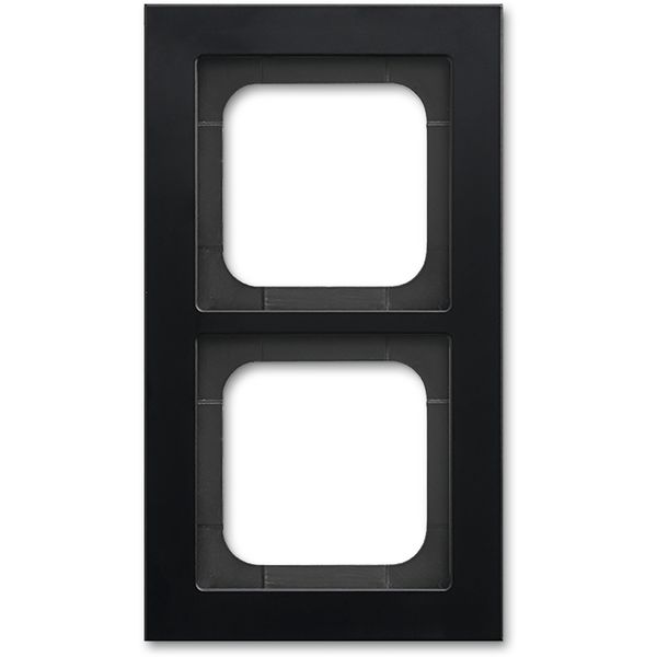 1722-275 Cover Frame Busch-axcent® black matt image 1