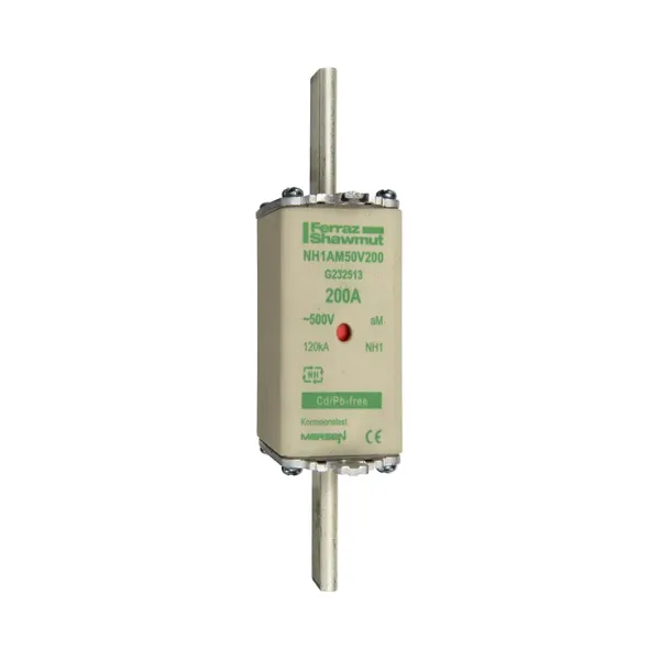 Fuse-link NH1 aM 500VAC 200A live tags Double indicator image 2