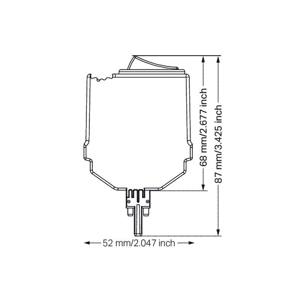 Switching module with momentary switch Switching voltage: 250 VAC tran image 8