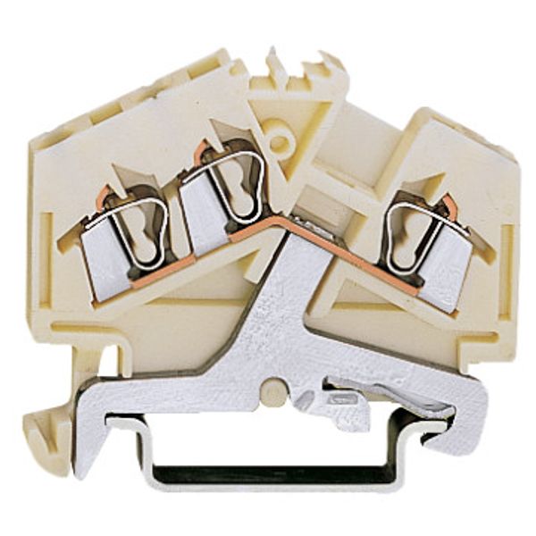 3-conductor shield terminal block 2.5 mm² center marking white image 2