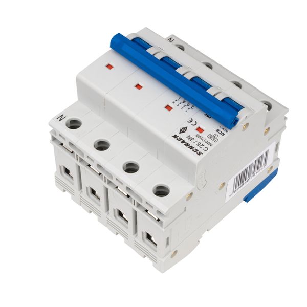 Miniature Circuit Breaker (MCB) AMPARO 10kA, C 25A, 3+N image 8