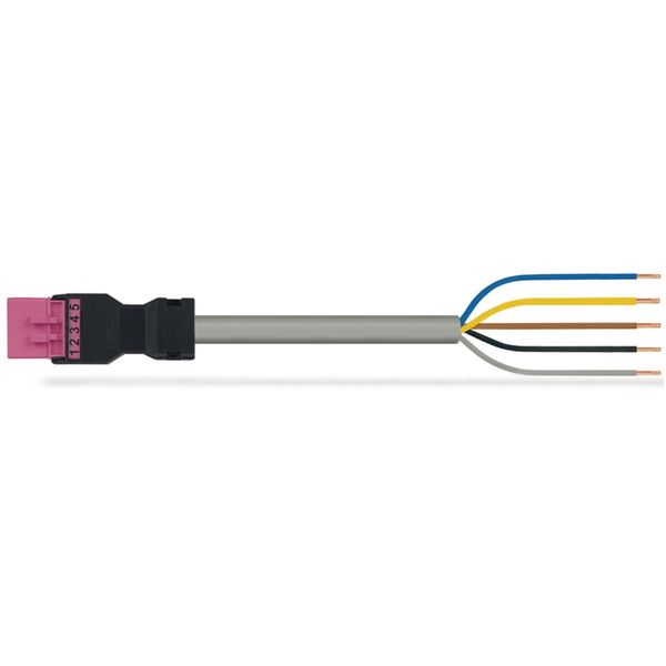 pre-assembled connecting cable Eca Plug/open-ended pink image 1