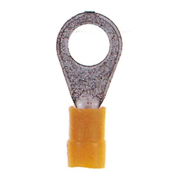 Insulated ring connector terminal M5 yellow, 4-6mmý image 1