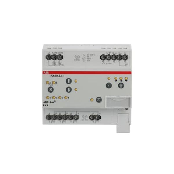 FCC/S1.5.2.1 Fan Coil Controller, 2 x PWM, 0-10 V, Manual Operation, MDRC image 2