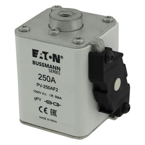 Fuse-link, high speed, 250 A, DC 1000 V, size 2, 61 x 77 x 91 mm, gPV, IEC, UL, single indicator image 8