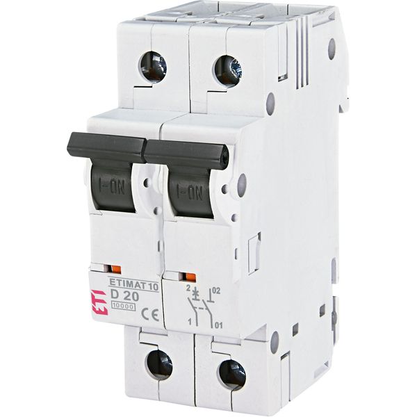 Miniature circuit breaker, ETIMAT 10 1p+N D20 image 1