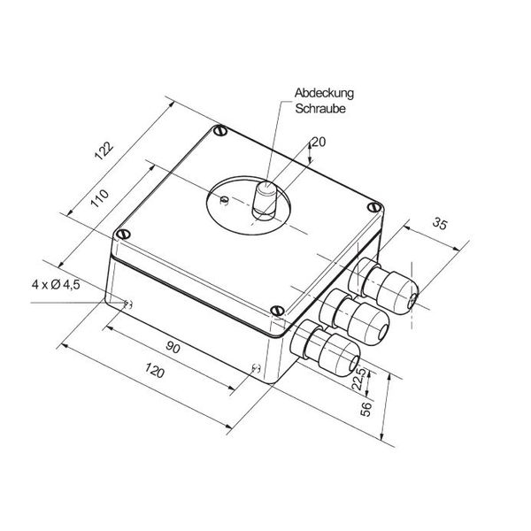 Wet room controller, AP mounting -40...20C, AC 230V, 1 changeover contact, potential free, 16A, IP 65 image 3