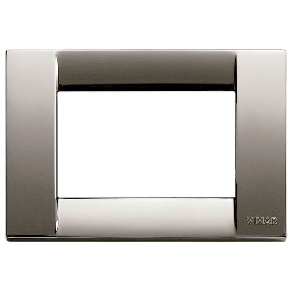 Classica plate 3M metal black chrome image 1