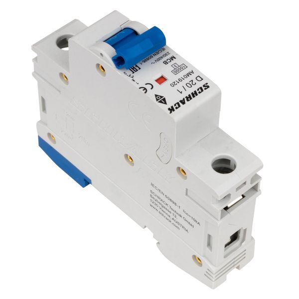 Miniature Circuit Breaker (MCB) AMPARO 10kA, D 20A, 1-pole image 5