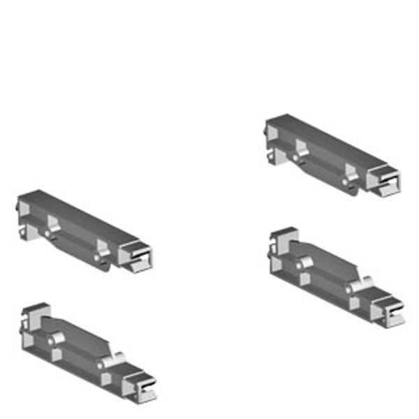 ALPHA DIN molded plastic support for DIN rail (1 set=10 units) 8GK9910-0KK33 image 1