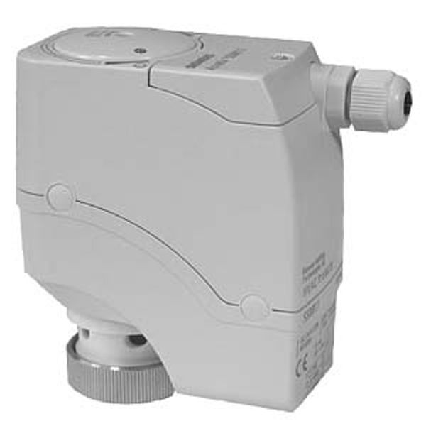 SSB81.1 - Electromotoric actuator, 200 N, 5.5 mm, AC 24 V, 1.5 m, 3P, auxiliary switch image 1