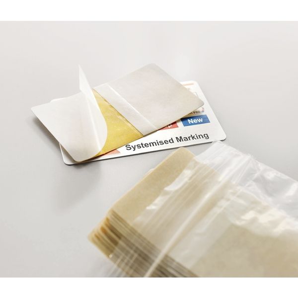 Device marking, Self-adhesive, 70 mm, Polyester film, Transparent image 1