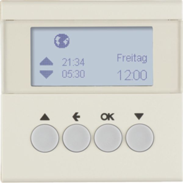 Blind time switch, display, S.1, white glossy image 2