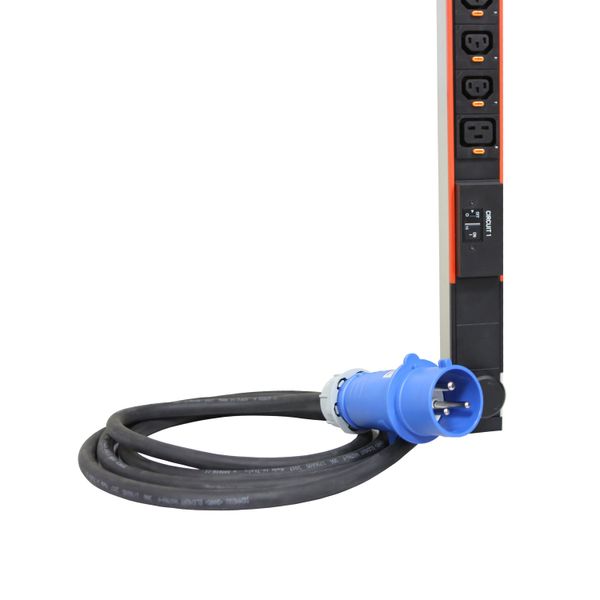 PDU switched vertical 1 phase 32A with 21 x C13 + 3 x C19 outlets IEC60309 image 2