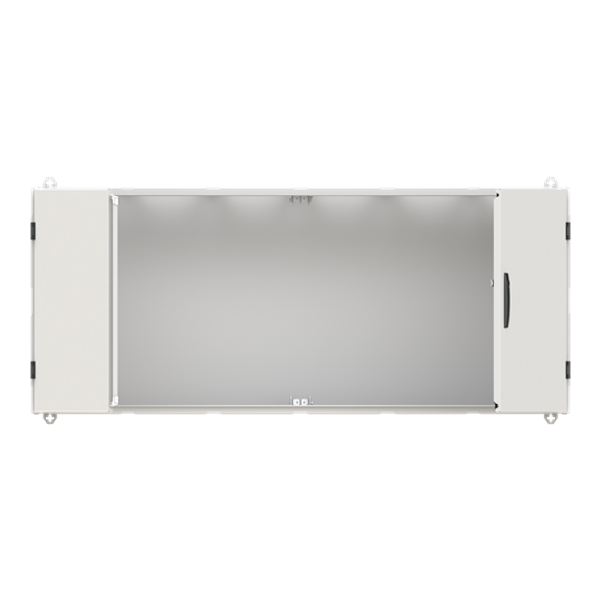 TW604G Wall-mounting cabinet, Field width: 6, Rows: 4, 650 mm x 1550 mm x 350 mm, Grounded (Class I), IP55 image 5