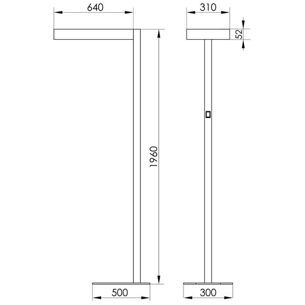 Office II  FSL LED 76W 10655lm,840,D/I, dimm, LS/PD,anodized image 5