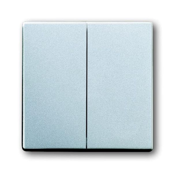 1785-83-500 CoverPlates (partly incl. Insert) future®, Busch-axcent® Aluminium silver image 2