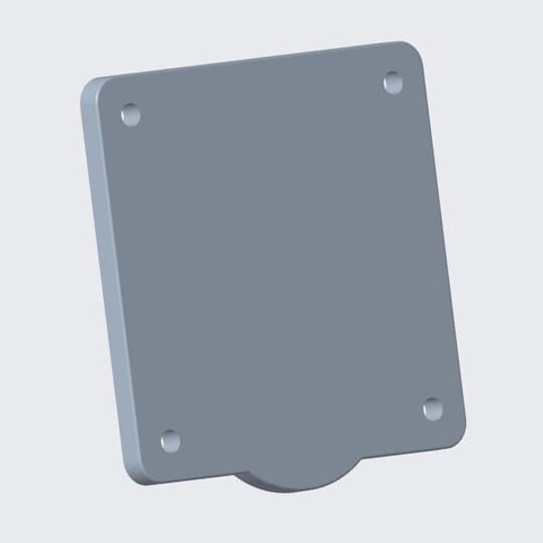 Cover plate suitable for 16-32 A incl. screws image 1