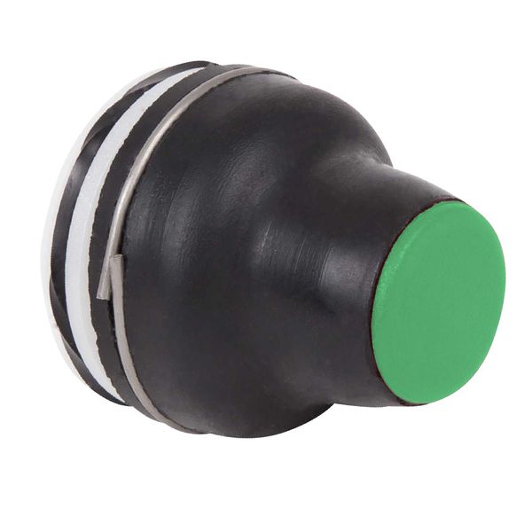 booted head for pushbutton XAC-B - green - 4 mm, -25..+70 °C image 1