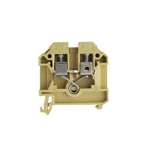 Feed-through terminal block, Screw connection, 4 mm², 690 V, 32 A, Num image 1