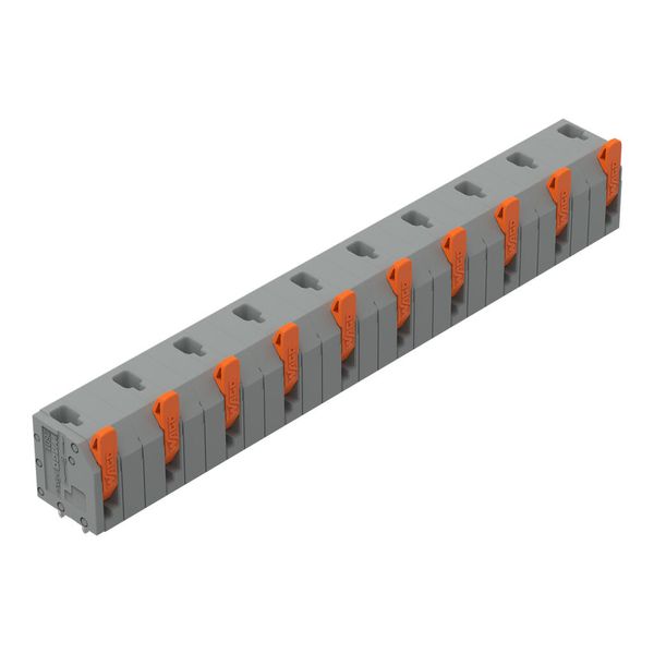 280-801/281-741 Component plug; for carrier terminal blocks; 2-pole; with 180R resistor; 5 mm wide; gray image 1