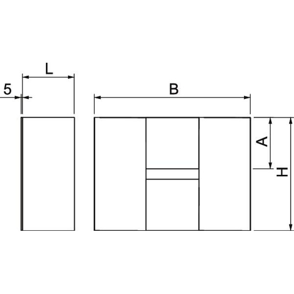 BSK-E121026   106x260 End piece for PYROLINE® Con D BSK I120/E90 image 2