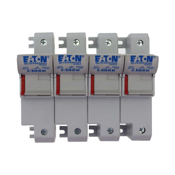 Fuse-holder, low voltage, 125 A, AC 690 V, 22 x 58 mm, 4P, IEC, UL image 8