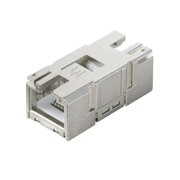 RJ45 connector, IP67 with housing, Connection 1: RJ45, Connection 2: R image 1