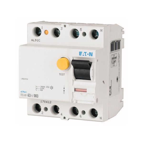 Residual current circuit breaker (RCCB), 40A, 4p, 30mA, type G/A image 7