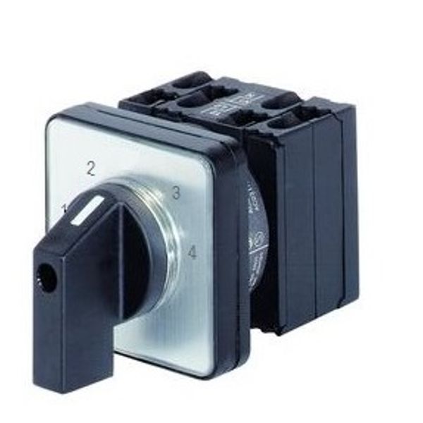 4 step Selector switch 4 pole, 20A, without 0 pos, 1-2-3-4 image 1