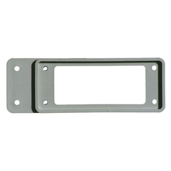 Adapter plate (industrial connector), Plastic, Colour: grey, Size: 8 image 1