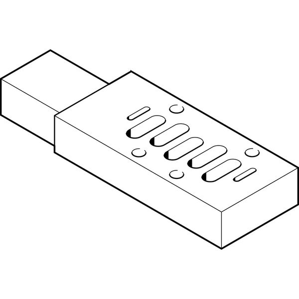 MUH-ZP-D-3-L-24G Intermediate plate image 1