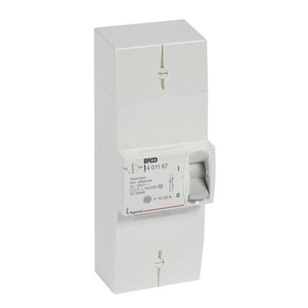 2P 10/30A connection circuit breaker image 1