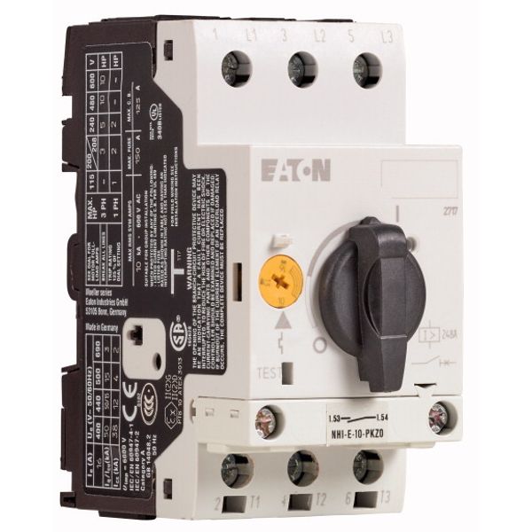 Motor-protective circuit-breaker, 3p+1N/O, Ir=10-16A, screw connection image 4