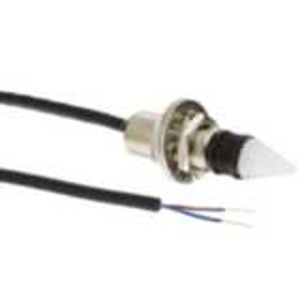 Tactile Limit switch, M10 body, conical actuator,5 m prewired image 1
