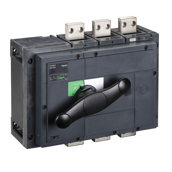 switch disconnector, Compact INS1250 , 1250 A, standard version with black rotary handle, 3 poles image 3
