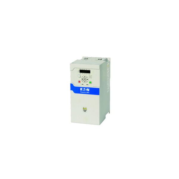 Variable frequency drive, 230 V AC, 1-phase, 17.5 A, 4 kW, IP20/NEMA0, 7-digital display assembly, Setpoint potentiometer, Brake chopper, FS3 image 1