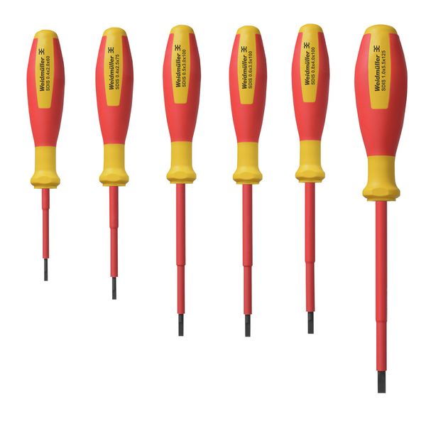 Screwdriver set, VDE-insulated Slotted SD set image 1