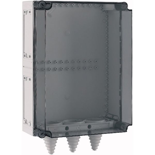 Panel enclosure, with gland plate and cable glands, HxWxD=500x375x225mm image 11