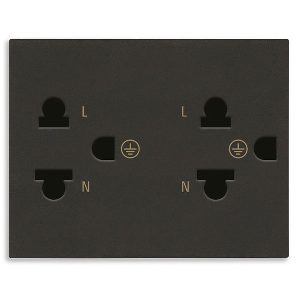 2 2P+E 16A Thai SICURY outlets black image 1