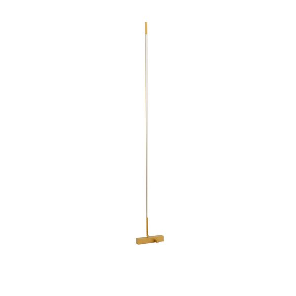 Brass Gold Metal & Acrylic  LED 21 Watt 230 Volt  1557Lm 3000K IP20  L: 18 H: 140 cm Rotating & Adjustable image 1