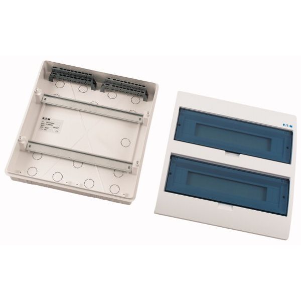 ECO Compact distribution board, flush mounting, 2-rows, 18 MU, IP40 image 3