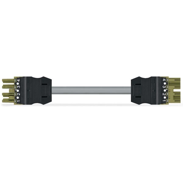 pre-assembled interconnecting cable Eca Socket/plug light green image 1