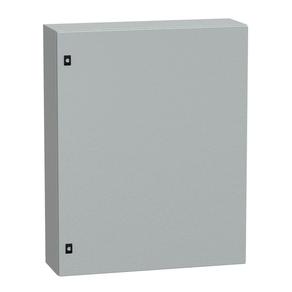 Spacial CRN plain door w/o mount.plate. H1000xW800xD250 IP66 IK10 RAL7035.. image 1