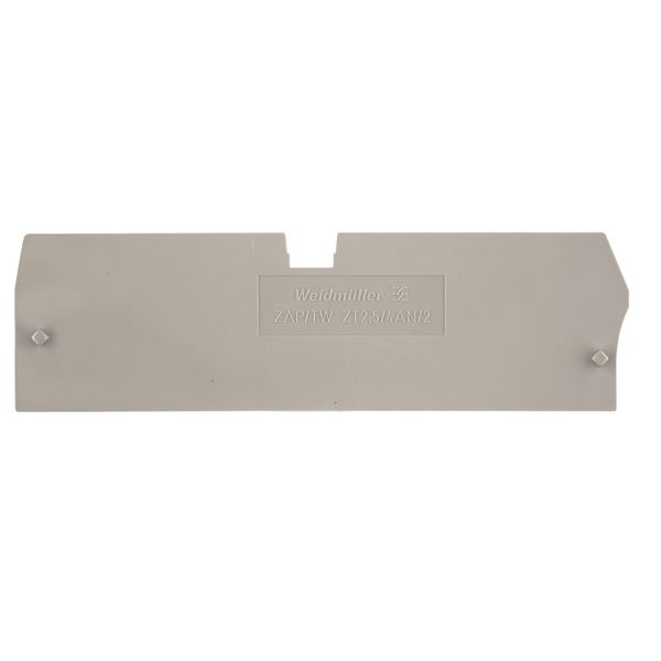 Partition plate (terminal), End and intermediate plate, 87 mm x 27.2 m image 2