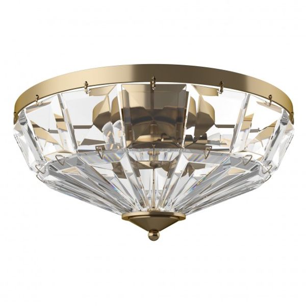 Neoclassic Facet Ceiling Lamp Gold image 1