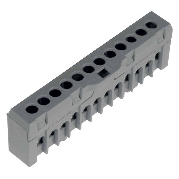 Single-pole terminal block 12x10mm2, grey image 1