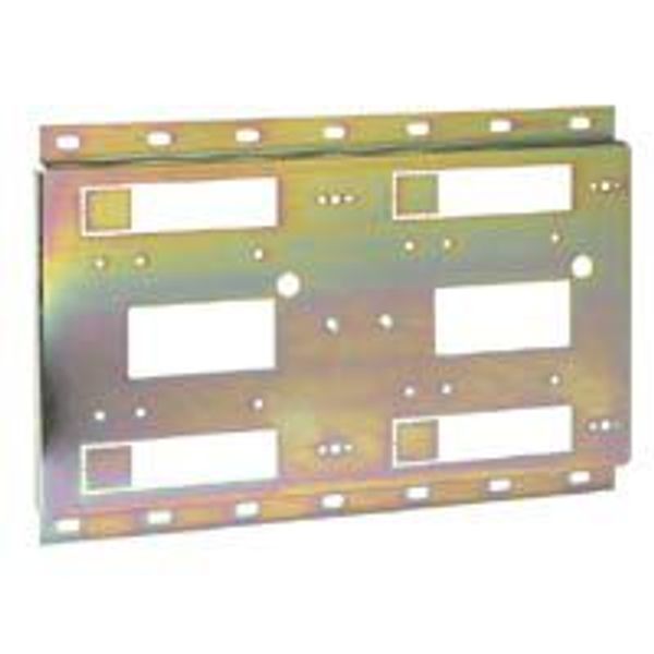 Mounting plate - for DPX/DPX-I 630 supply invertor type - for plug-in, draw-out image 1
