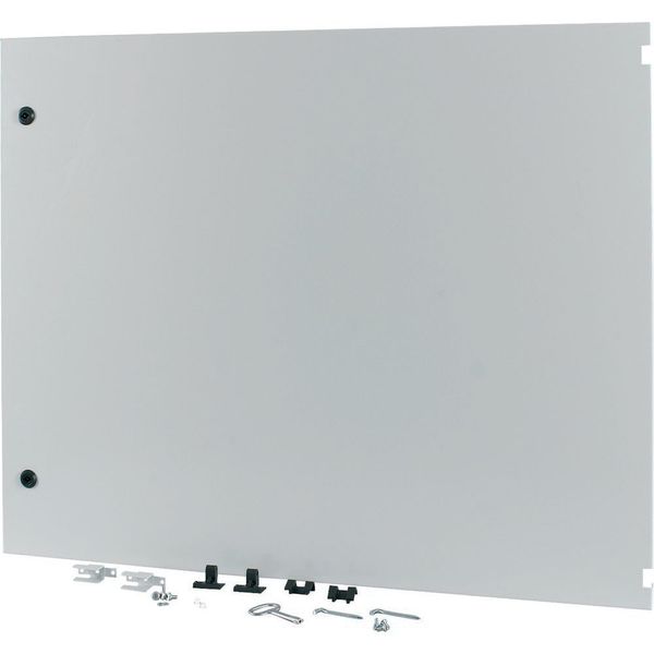 Section wide door, closed, HxW=800x1000mm, IP55, grey image 3